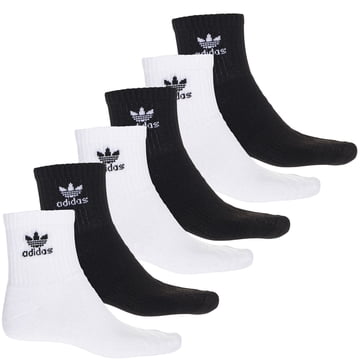 Adidas Originals Men's Quarter Crew Socks 6-Pack
