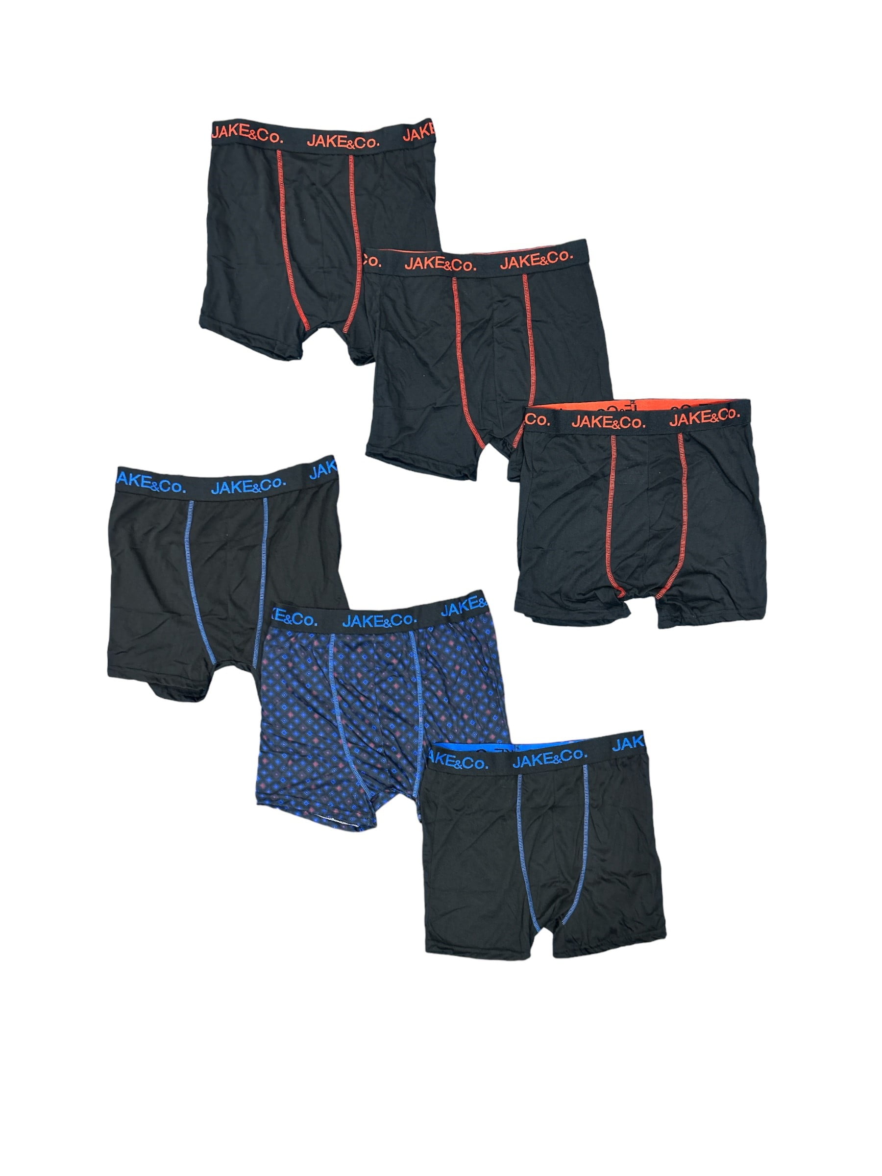 AND1 Men's Underwear Pro Platinum Long Leg Boxer Briefs, 9