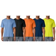 BARGAIN HUNTERS 6-Pack: Mens Moisture Wicking Cool Short Sleeve Crew Neck T-Shirts