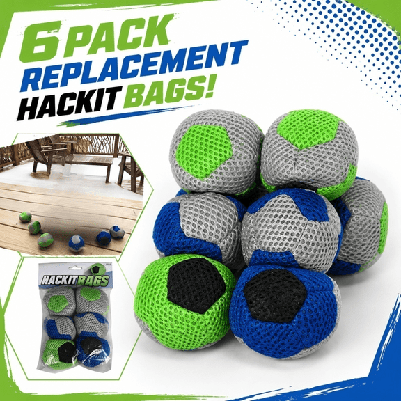 6 Pack Mesh Juggling Ball Set for Outdoor Coordination Training, Soft Juggling Ball with Reinforced Stitching, Multiplayer Lawn and Beach Activity Balls
