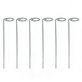 thumbnail image 1 of 6 Pack Metal Garden Plant Support Stakes 36 Inch Green Coated Steel Wire for Climbing Flowers and Vegetables, 1 of 5