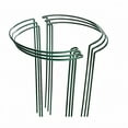 thumbnail image 1 of 6 Pack Metal Plant Support Stakes with Half Round, Indoor, Outdoor, Green Plant Support Ring Border, 15.7" High, 1 of 4