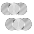 thumbnail image 1 of 6 Pack Metal Reusable Coffee Filter Mesh for  Coffee Maker Espresso Maker, Silver, 1 of 8