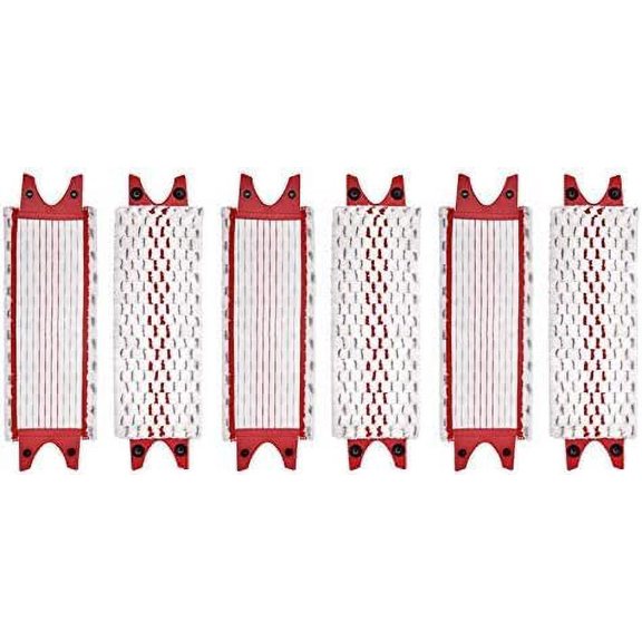 6 Pack Microfiber Flat Mop Heads Compatible with Vileda Ultramax