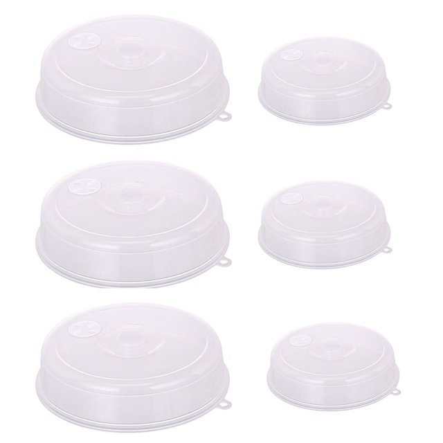6 Pack Microwave Covers, Plastic Microwave Covers, Microwave Plate