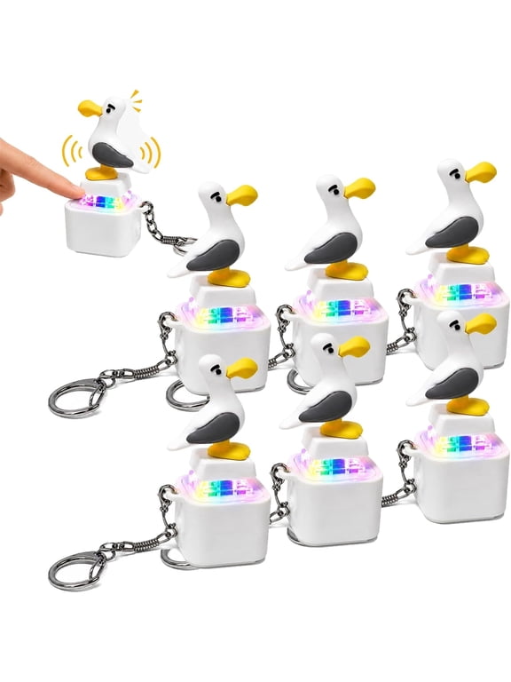 6-Pack Mine Seagull Keychain