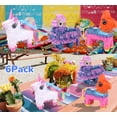 thumbnail image 1 of 6-Pack Mini Donkey Pinata, Small Party Favors for Cinco de Mayo, Birthday Goodie Bags, Fiesta Decorations, 1 of 6