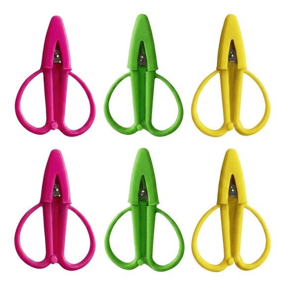 6-Pack Mini Scissors – Portable, Durable, and a Great Helper for Crafts