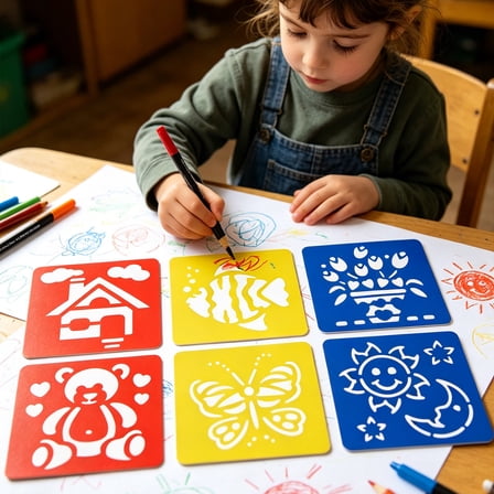 Tracing Pattern Teplates Delta Stencil Crosses & Dove 7