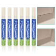 thumbnail image 1 of 【6-Pack】Mold-resistant grout pen Repair Pen Kit|Beige Waterproof Tile Grout Restorer for 2.5mm Narrow Lines|Quick-Dry, Stain-Resistant Formula with 6 Extra Precision Tips (Wall & Floor Tiles), 1 of 11
