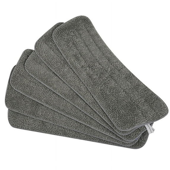 6 Pack Mop Pads Wet Dry Microfiber Cleaning Pad Replacement Heads