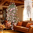 thumbnail image 1 of 6-Pack Morning Glory Hanging Plants, 30in Artificial Flower Vines for Indoor, Outdoor, Garden, and Porch Decor, 1 of 6