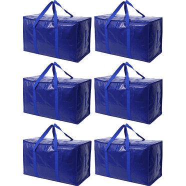 RIOFLY 8 Pack 95L Moving Bags Heavy Duty Extra Large, Waterproof Closet ...