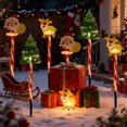 thumbnail image 1 of 6 Pack Moving Solar Christmas LED Lights Outdoor - Waterproof Christmas Tree Santa Reindeer Lights Decorations for Patio Lawn Pathway Courtyard Backyard (2xTree, 2xSanta,2x Reindeer), 1 of 7