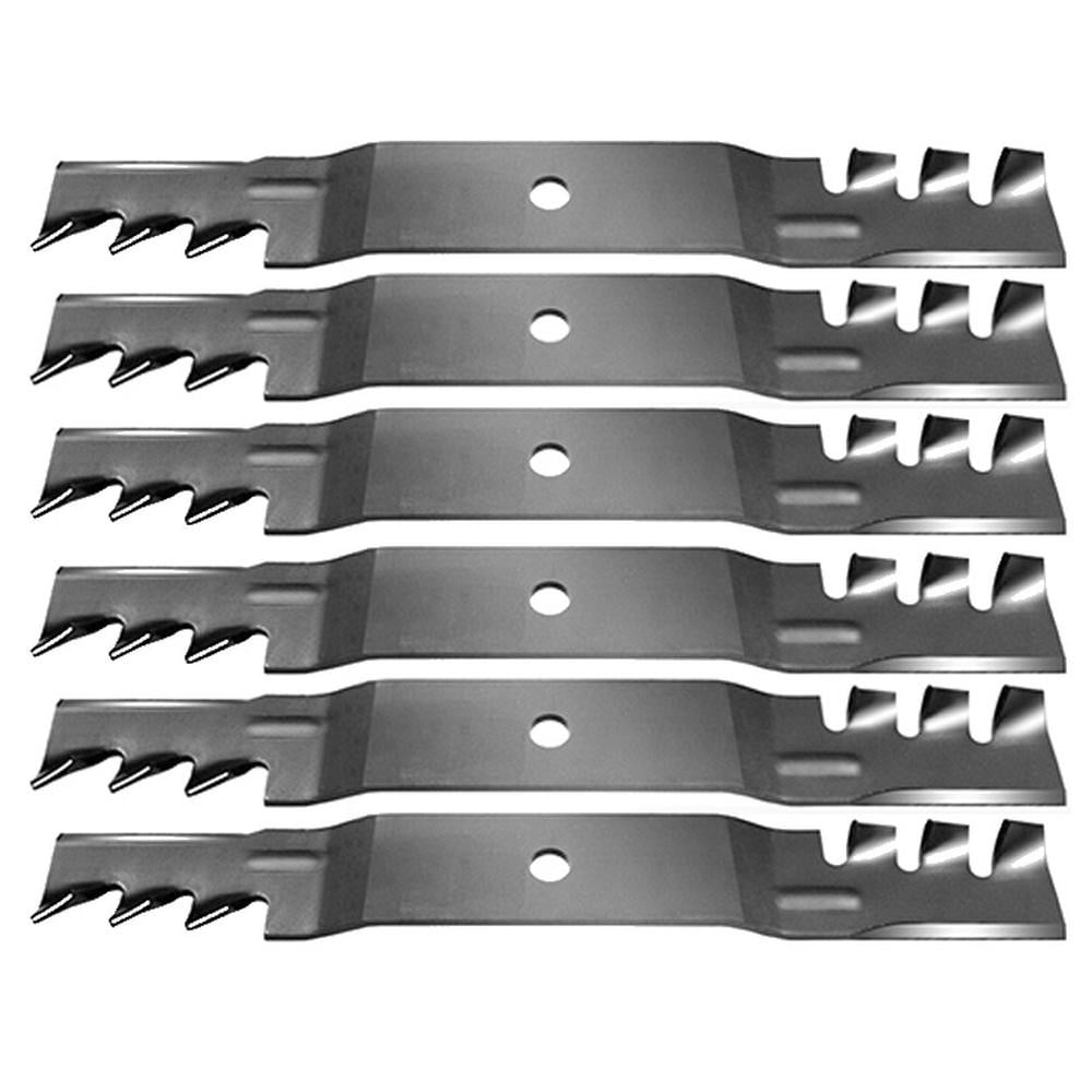 6 Pack Mower Blades Replacement for Toro Timecutter Z 50" Deck, Fits Toro Z5000, Compatible with Part Numbers 112-9759, 110-6837-03, 112-9759-03, Universal Fit Lawn Mower Blades Set