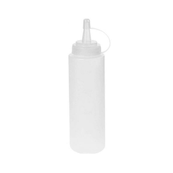 6 Pack Reusable Squeeze Bottles, For Dressing Condiments And More, 8 Oz 240 Ml Containers With Lids Dishwasher Safe