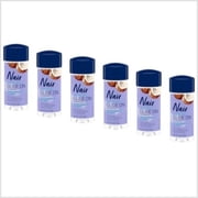 6 Pack Nair Hair Remover Sensitive Skin Formula Glide On Coconut Oil 3.3 oz