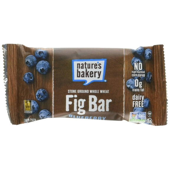 (6 Pack)Nature's Bakery Blueberry Fig Bar, 2 oz, 6 count