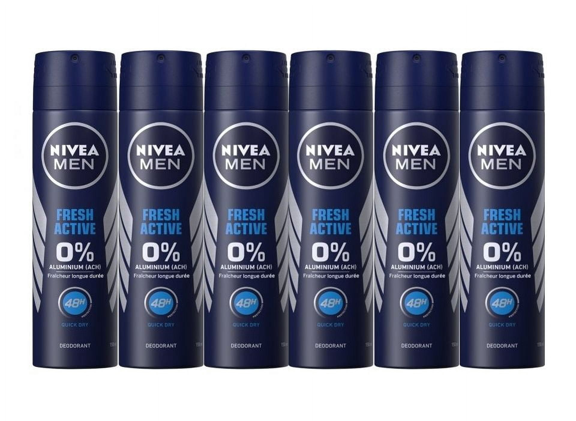 Nivea Men Fresh Active Aluminium Free Deodorant Spray 6 Pack 200 Ml nivea-men-fresh-active-aluminium-free-deodorant-spray-6-pack-200-ml