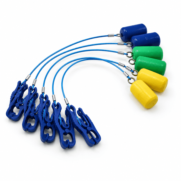 6 Pack No Puncture Fishing Culling Float System for Tournament and Recreational Use