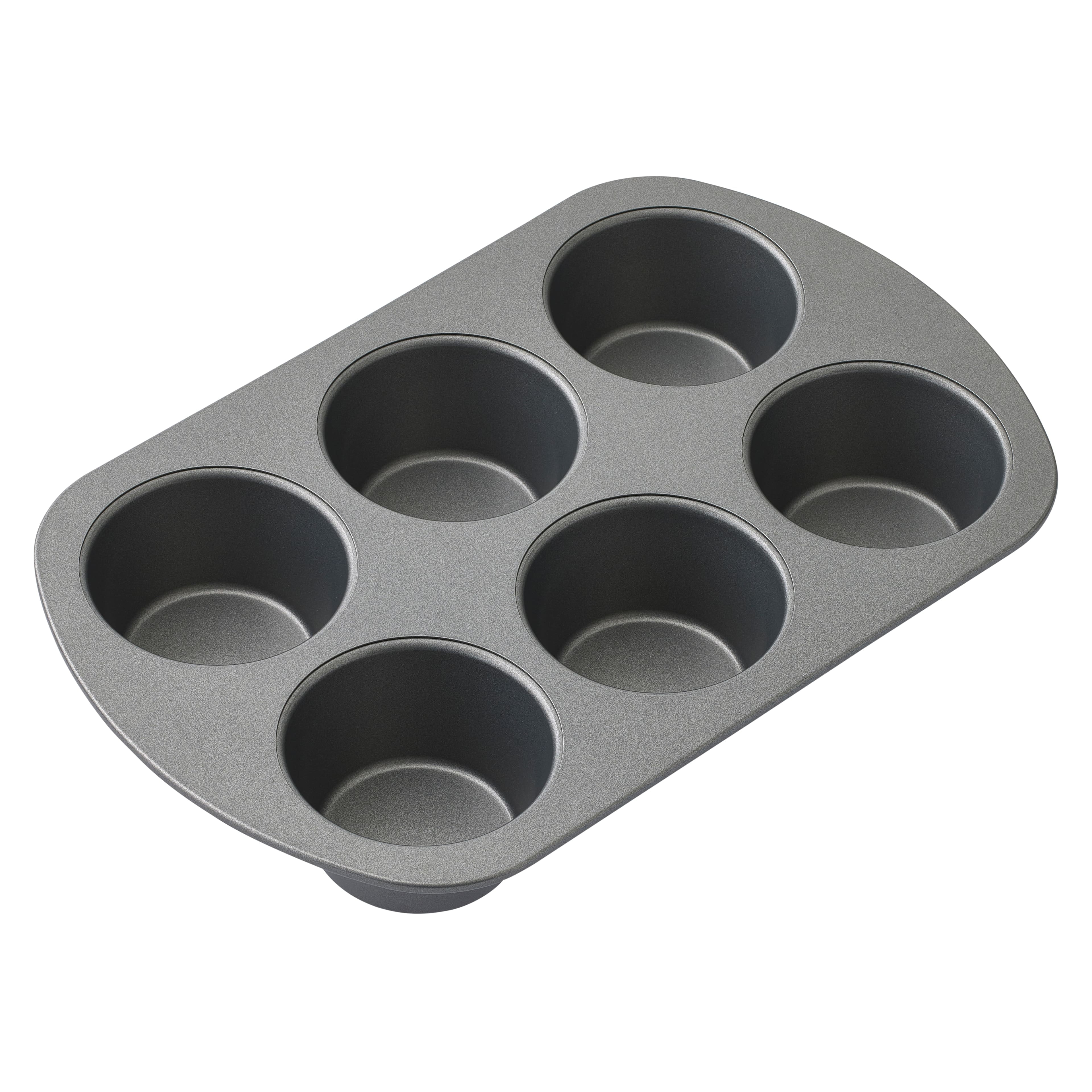 BakeIns Non-Stick Muffin Pan / Cupcake Pan, 6 Cup - Ecolution