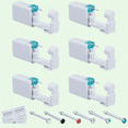 6Pack Nose Piercing Kit Professional SelfPiercing Gun with 6Piece