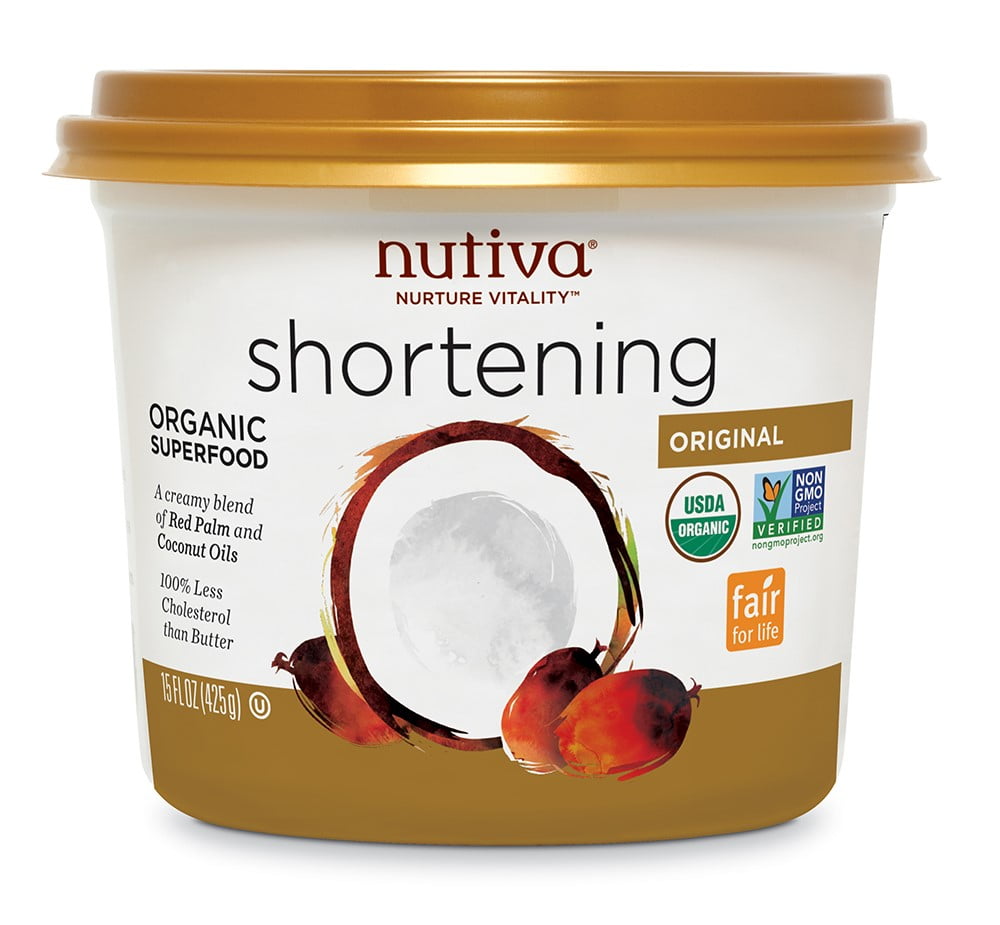 Nutiva Nurture Vitality Shortening, Organic, Original, More Oils &  Shortening