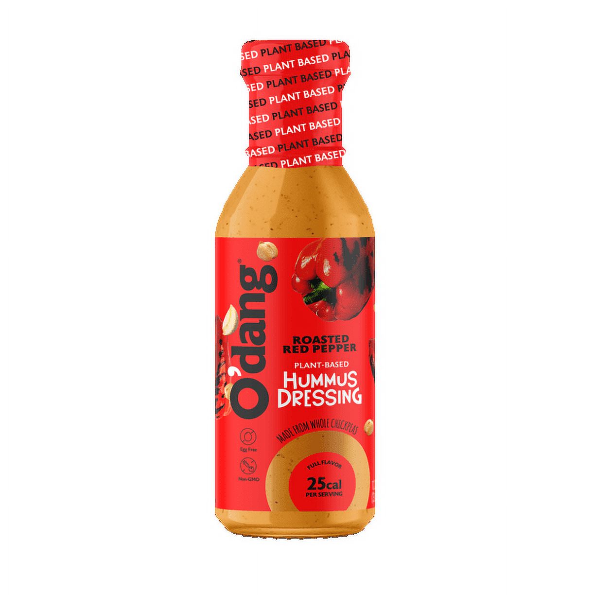(6 Pack)O'dang HummusHummus Roasted Red Pepper Drsg,12 fz.