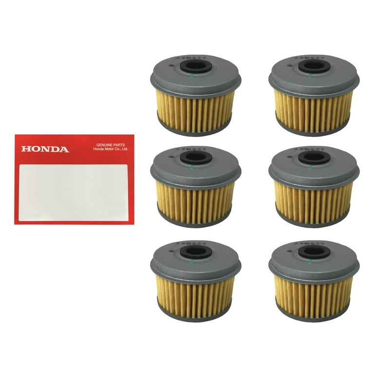 6 Pack OEM Honda Oil Filter 15410-KYJ-902 Replaces (15410