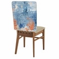 6 Pack Ocean Octopus Chair Back Covers Summer Orange Blue Sea Animal ...