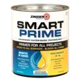 thumbnail image 1 of 6-Pack Of 1 Qt Zinsser 249727 White Smart Prime Water-Based Interior/Exterior Primer/Sealer, 1 of 1