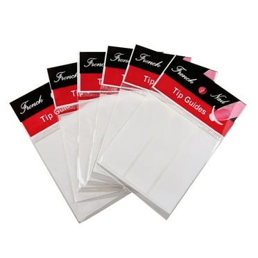 7 Sheets French Manicure Nail Art Stickers, Self-Adhesive French tip