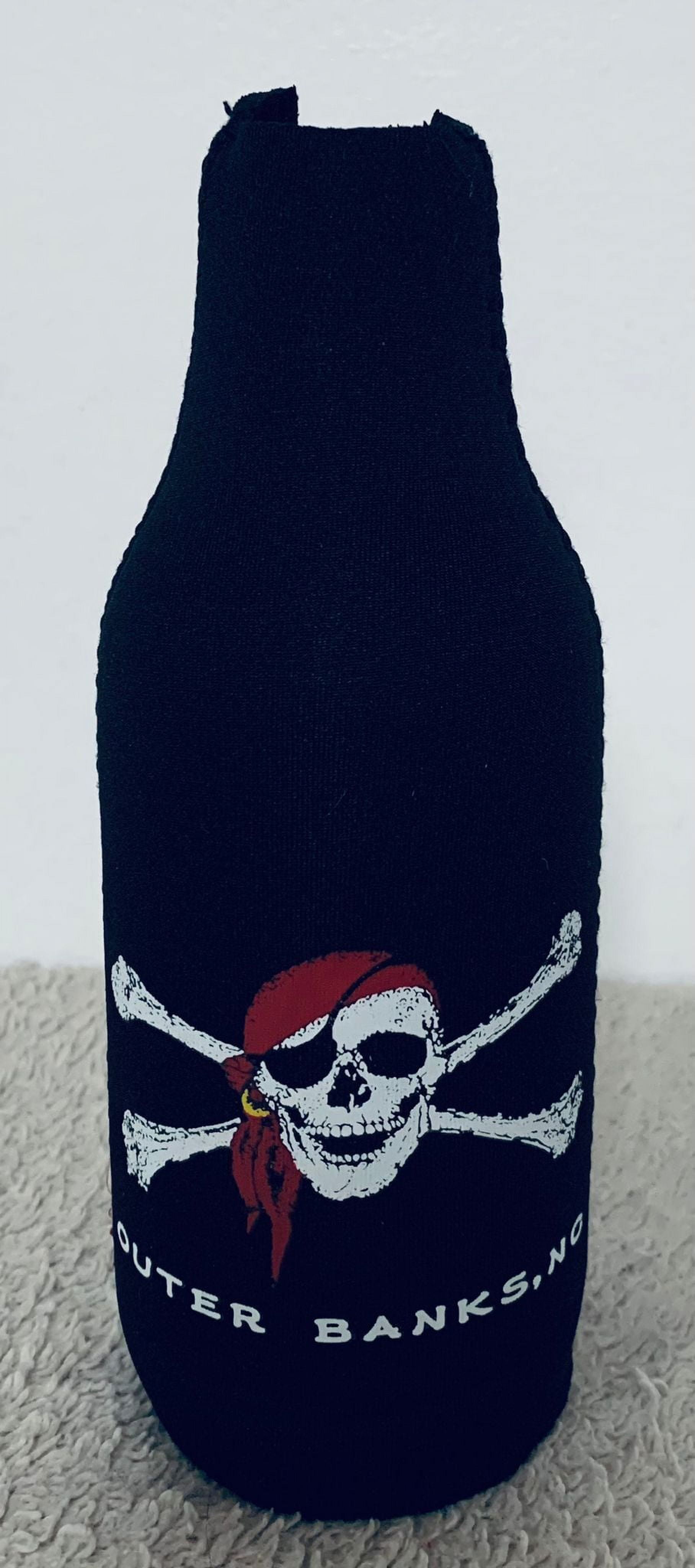 6 Pack Of Hatteras Island Outer Banks Pirate Bottle Jacket Drink