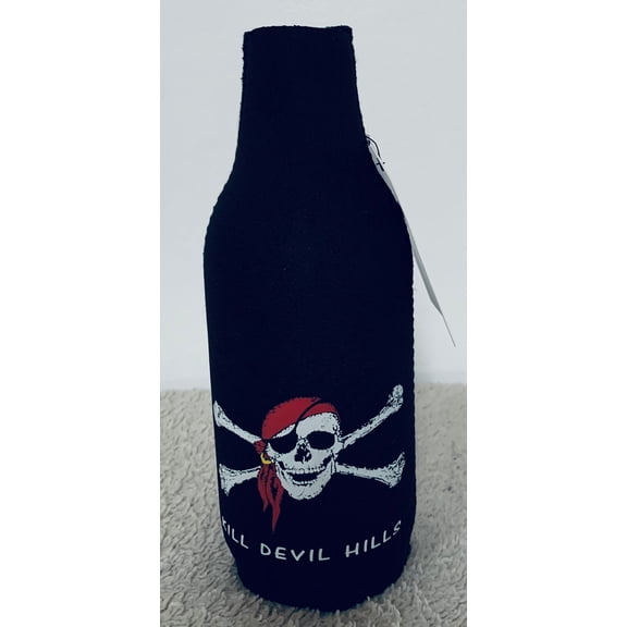 6 Pack Of Kill Devil Hills Outer Banks Pirate Bottle Jacket Drink Koozies