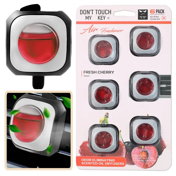 6 Pack Oil Diffuser Scent Essential Air Vent Clip Freshener Aromatherapy Outlet