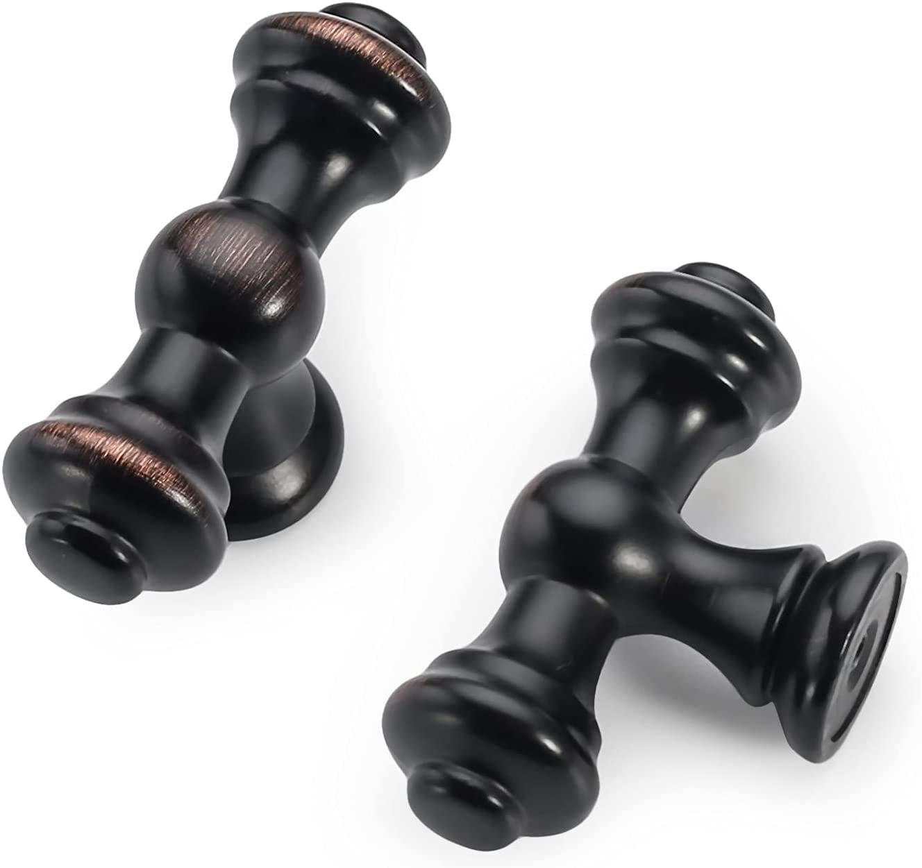 6 Pack Oil Rubbed  Kitchen Cabinet Knobs Dresser Knobs Drawer Knob Cabinet Hardware Zinc Knob for Dresser Drawers