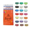thumbnail image 1 of (6 Pack) Orange Premium Round Heavy-Duty Plastic Table Covers ( Reusable), 1 of 6