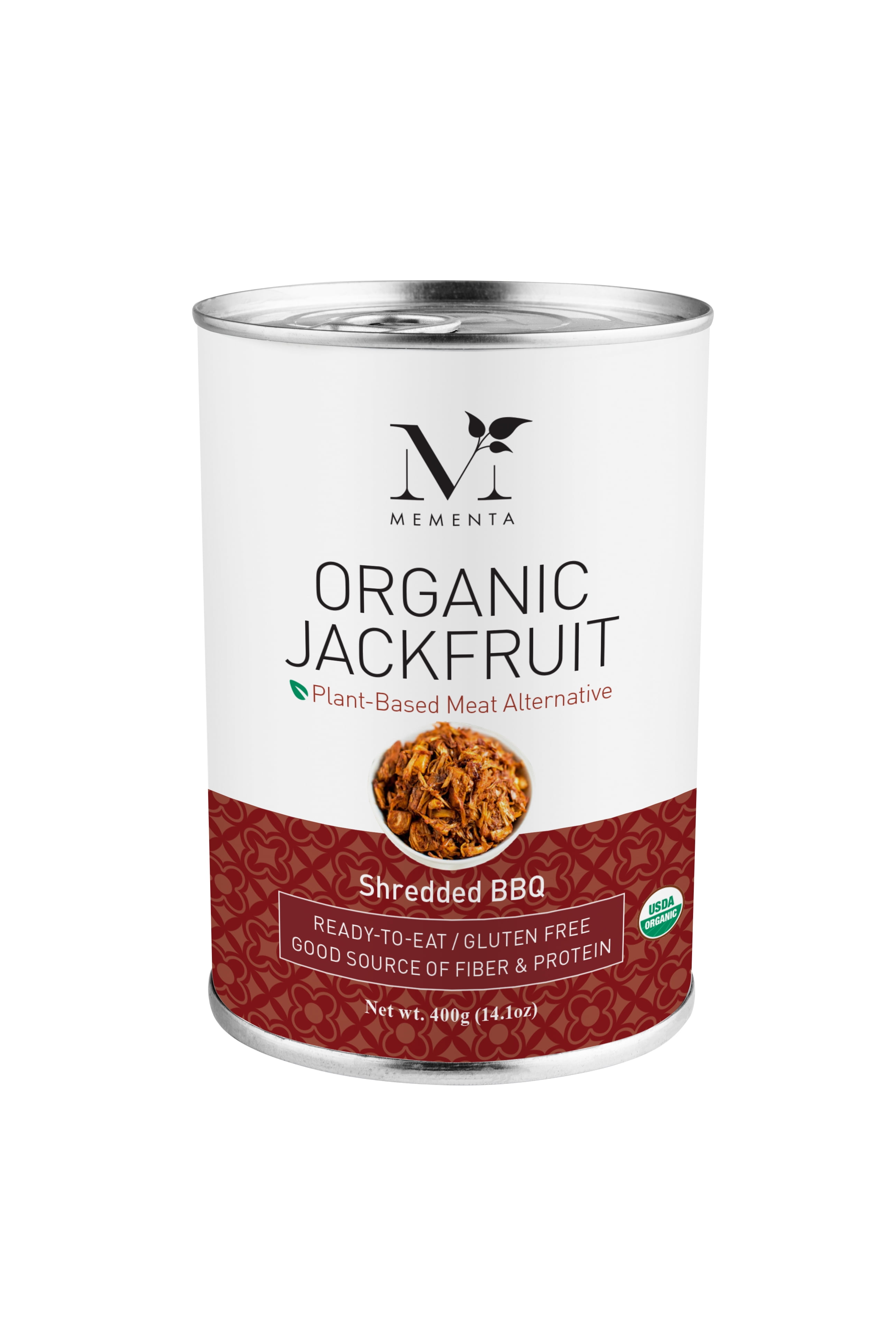 (6 Pack) Organic BBQ Jackfruit, Canned Vegetables, 14 oz Can