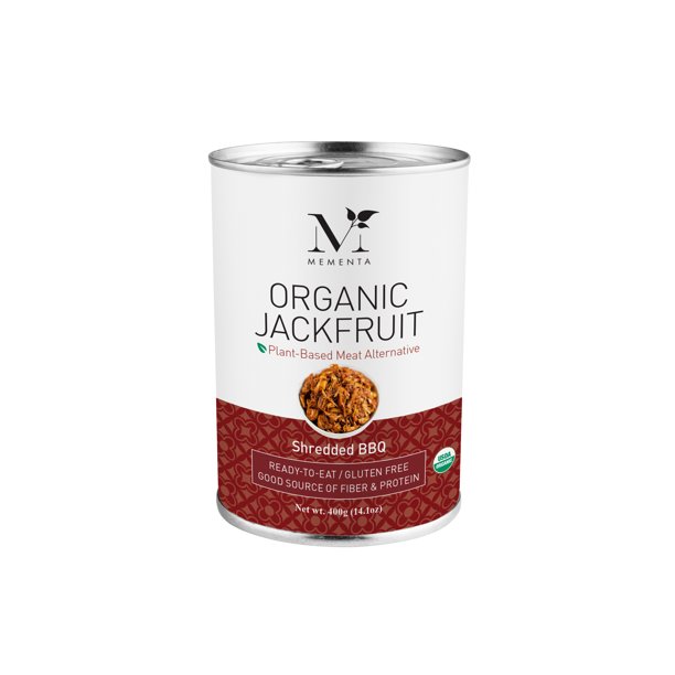 (6 Pack) Organic BBQ Jackfruit, Canned Vegetables, 14 oz Can