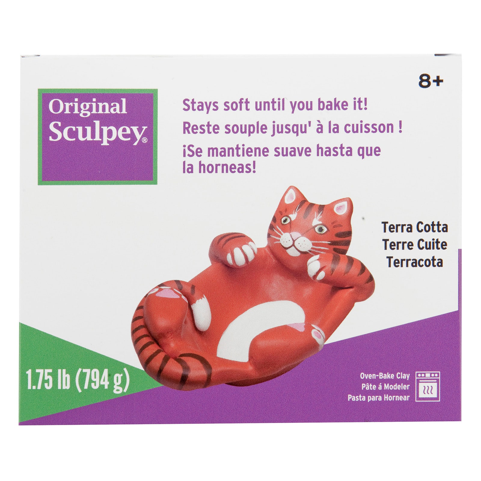 6 Pack Original Sculpey® Terra Cotta OvenBake Clay