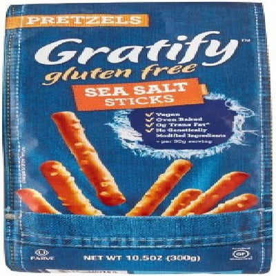 (6 Pack)Osem Gratify Gluten Free Pretzels, 10.5 oz