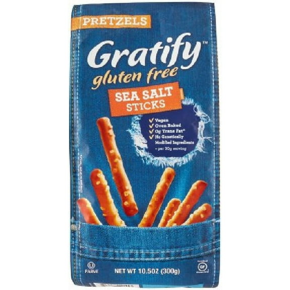 (6 Pack)Osem Gratify Gluten Free Pretzels, 10.5 oz