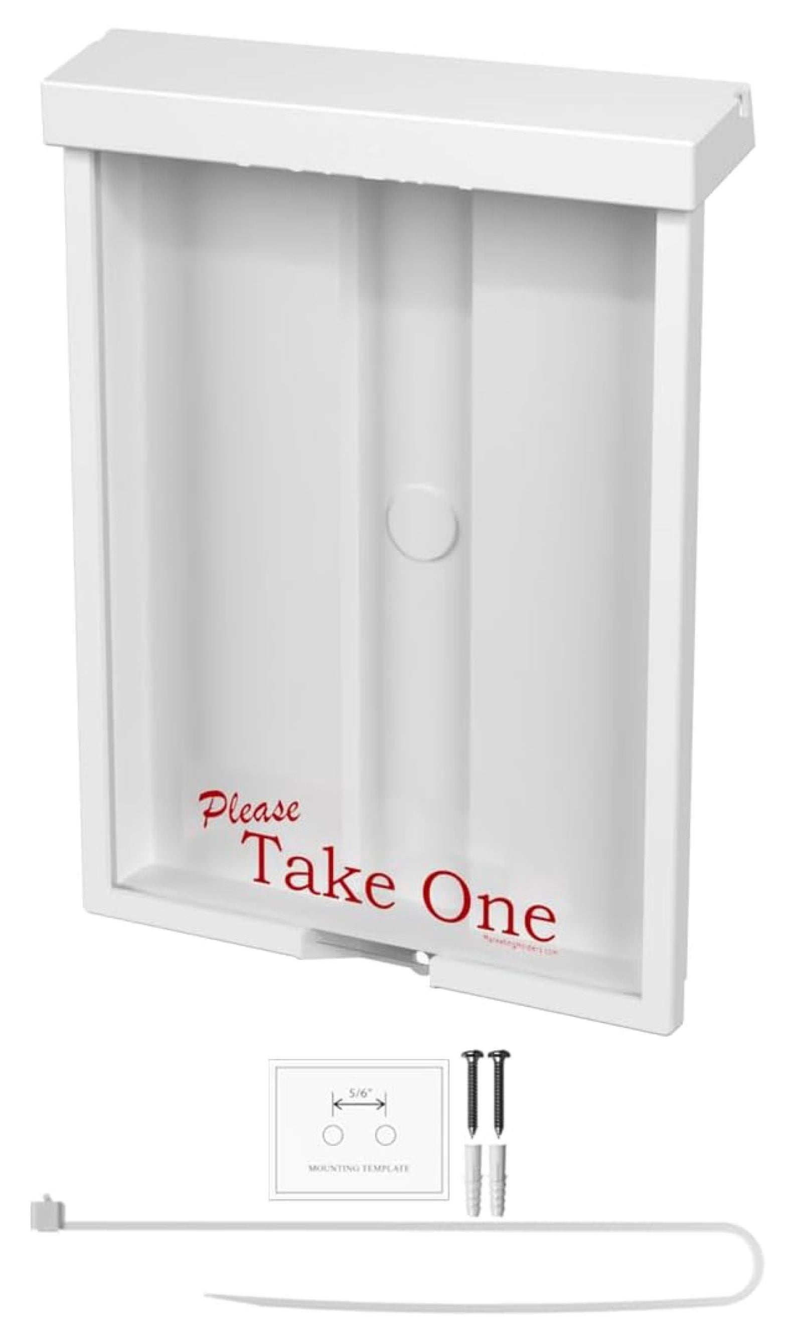 Outdoor Estate Brochure Box – 6-Pack Waterproof Wall Mount Flyer Holders For Office, Store, Real Estate