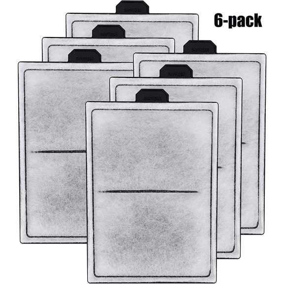 6 Pack PF-L Filter Cartridges for Top Fin Silenstream PF20, PF30, PF40 and PF75 Power Filters-L