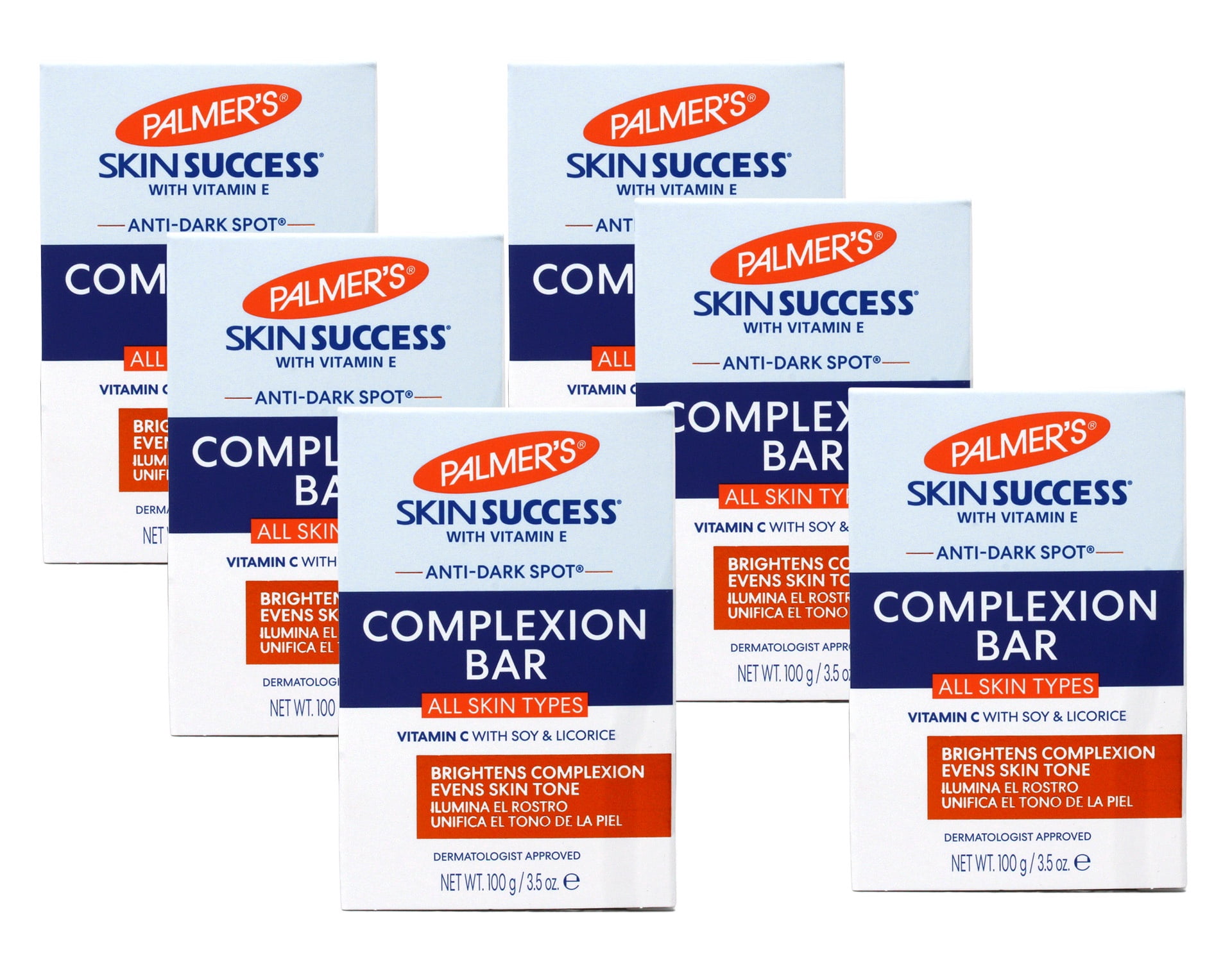Palmer's Skin Success Anti-Dark Spot Complexion Bar, 3.50 oz (Pack of 6)