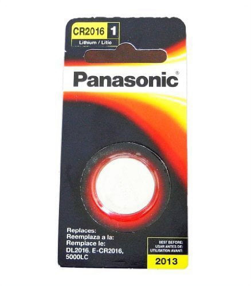 6 Pack Panasonic CR2016 Lithium Coin Battery 3 Volt