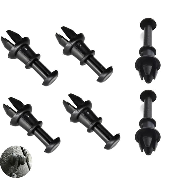 6 Pack Parcel Shelf String Clips Pivot Pin Hook Peg Strap Cord Holder Cargo Shelve System Interior Rear Trunk Cover Compatible with VW Taos Golf Polo Audi A3 S3 8P 8V