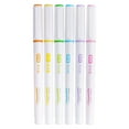 thumbnail image 1 of 6 Pack Pastel Highlighters Set Chisel Tip Highlighters Assorted Colors No BleedBible Study Journaling Quick Dry Ideal Great for Organizing Coloring Supplies 1ml ﻿Mildliner Highlighters,Fluorescent, 1 of 8