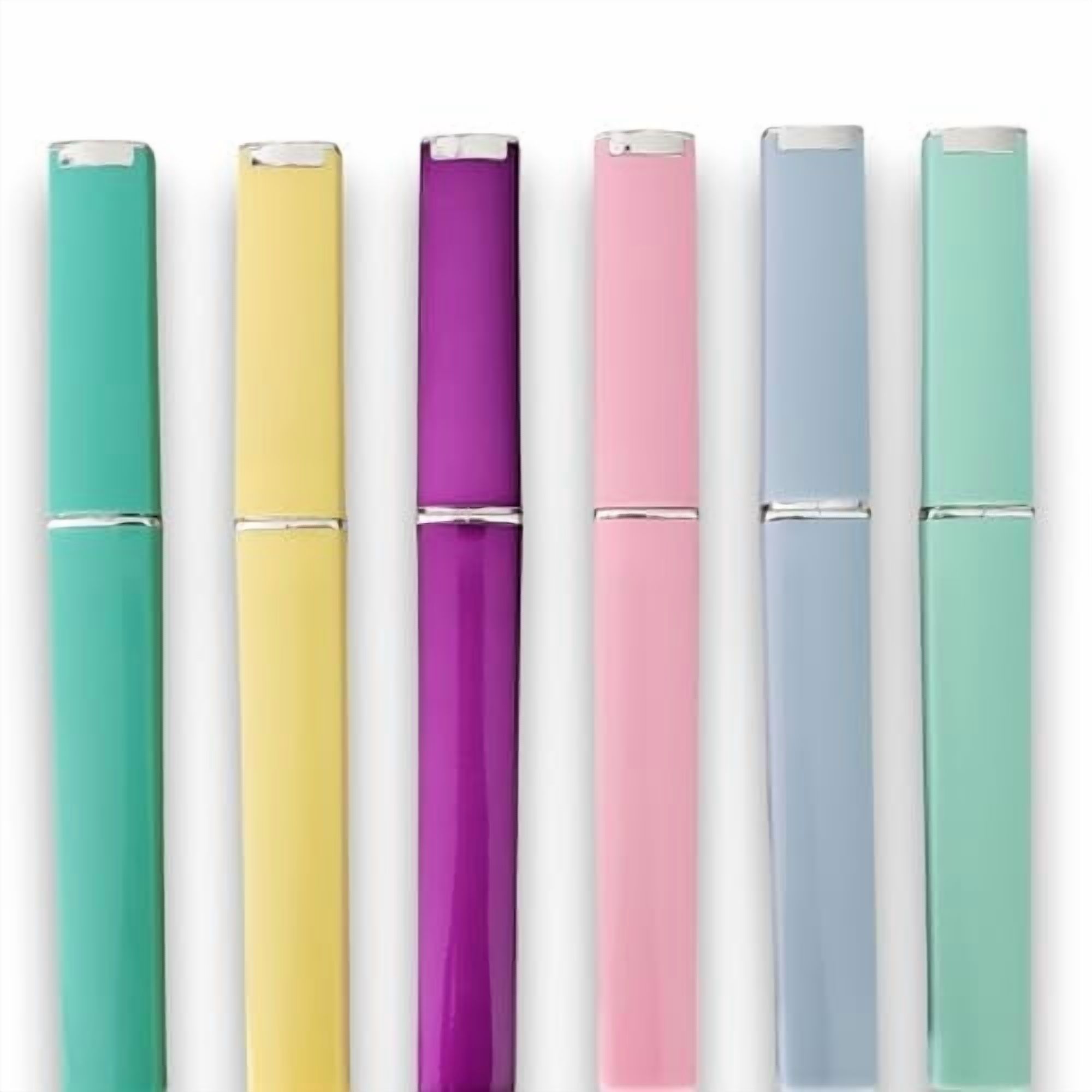 6 Pack Pastel Nail Files Set - Professional Double-Sided Emery Boards - Spring Colors for Natural Nails - Perfect Easter Gift for Teen Girls & Women
