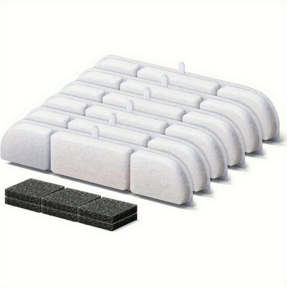 6-Pack Pet-Friendly Water Health Set Replacement Filters for Battery-Powered Cat & Dog Water Fountain, DPWFP6 Filters